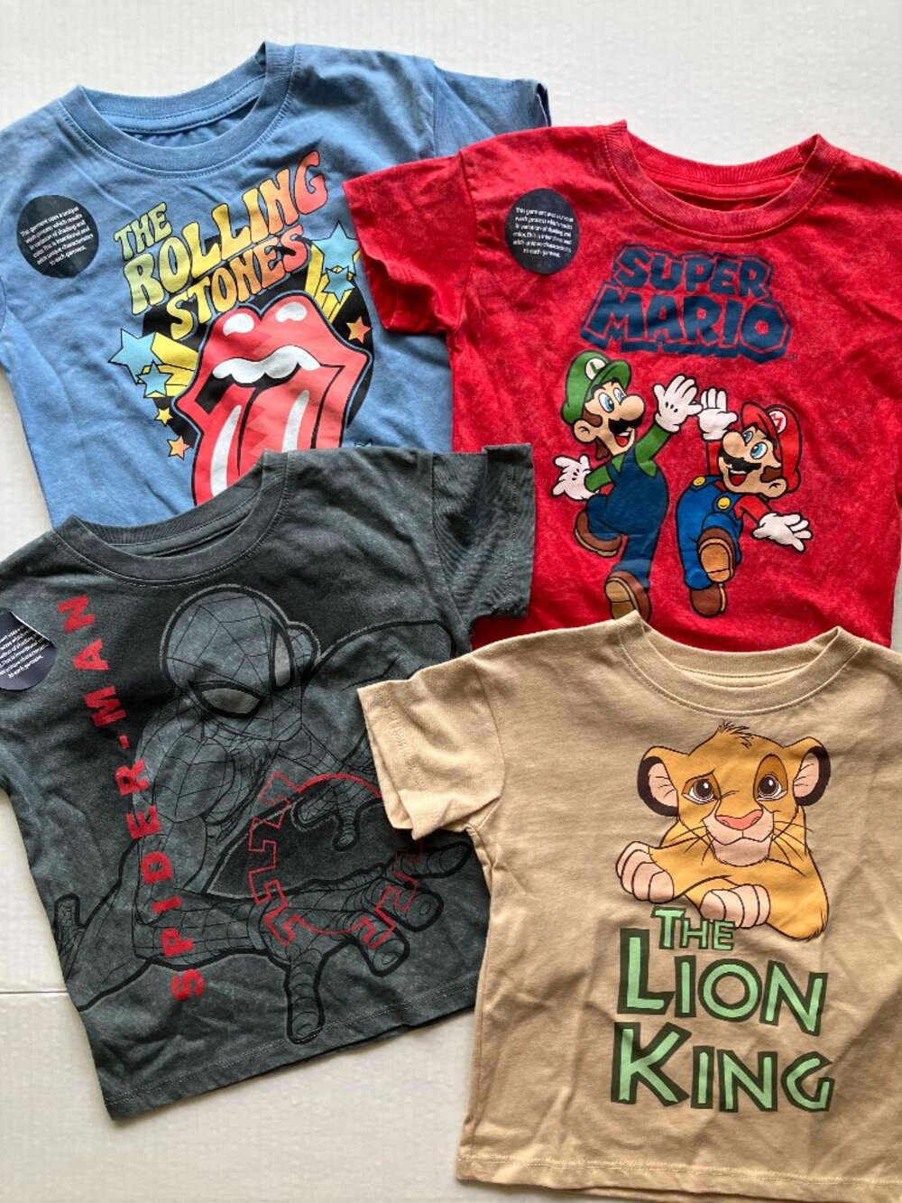 2T Licensed Characters Short Sleeve T-Shirt Bundle